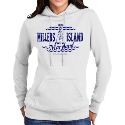 Millers Island Local 4 Life Ladies Hoodie Thumbnail